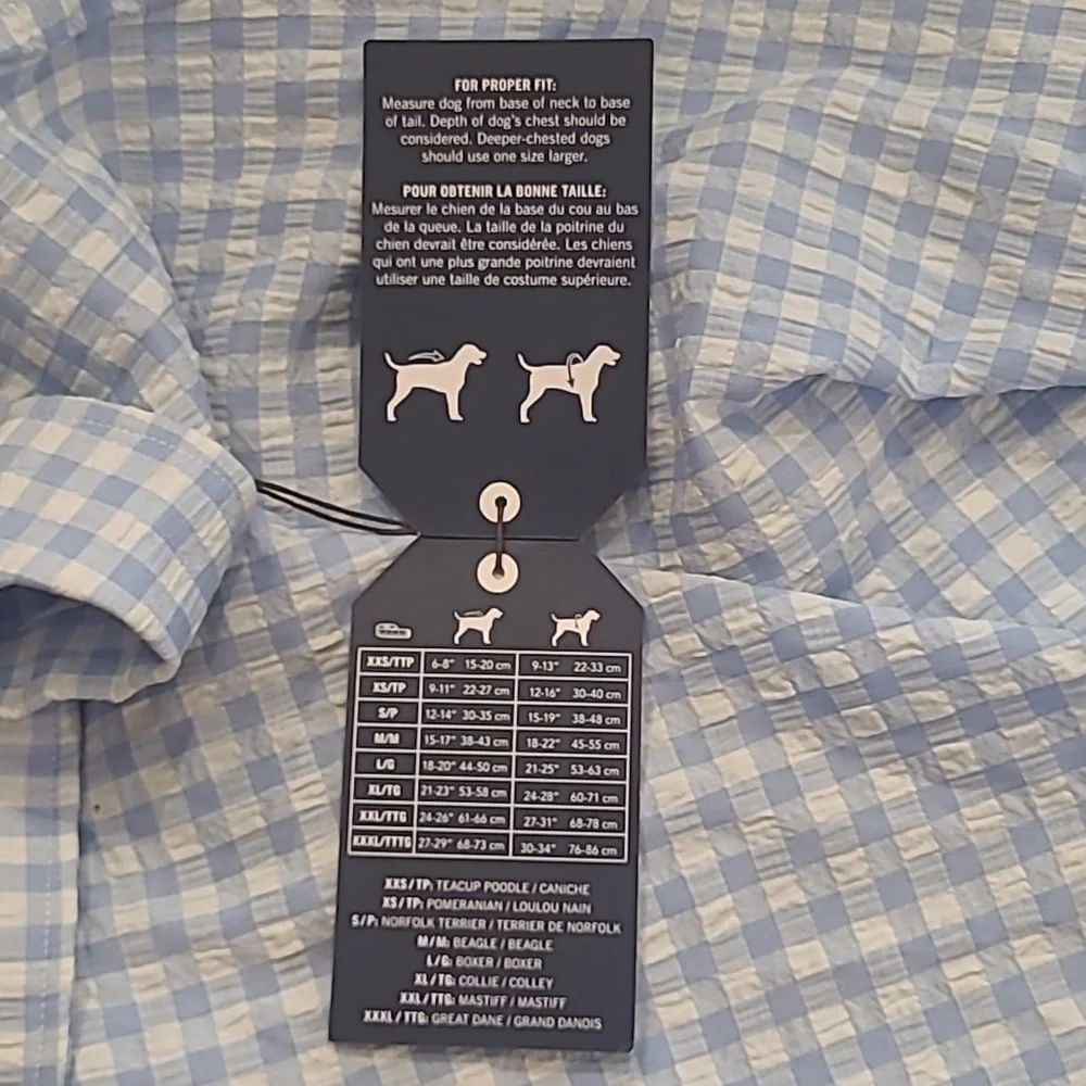 Nautica Plaid Pet Shirt Faux Button Flannel Collared Sleeved Checkered Top NWT